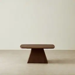 Dunstan Amber Brown Veneer High Coffee Table