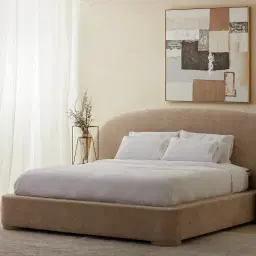 Estelle Stone Cream King Bed