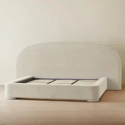 Estelle Stone Cream King Bed