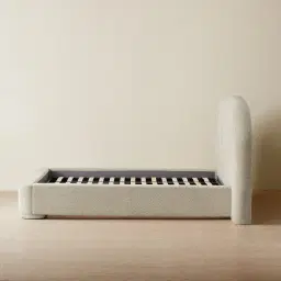 Estelle Stone Cream Queen Bed