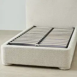 Poppy Stone Cream King Single Bed