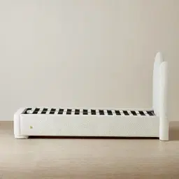 Poppy Stone Cream King Single Bed