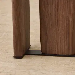 Sierra Walnut Brown Console Table - Sintered Stone Top