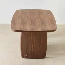 Sierra Walnut Brown Dining Table - Wooden Top 240x120cm