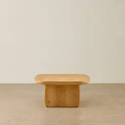 Sierra Light Wood Coffee Table - Wooden Top