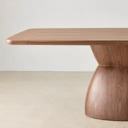 Xavier Walnut Brown Wooden Rectangular Dining Table - 240x120cm