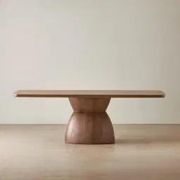 Xavier Walnut Brown Wooden Rectangular Dining Table - 240x120cm