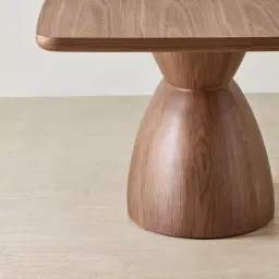 Xavier Walnut Brown Wooden Rectangular Dining Table - 200x100cm