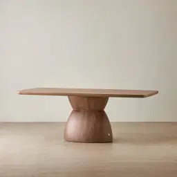 Xavier Walnut Brown Wooden Rectangular Dining Table - 200x100cm