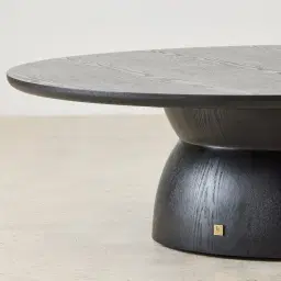 Xavier Black Wooden Coffee Table