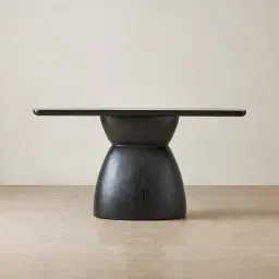 Xavier Black Wooden Console Table