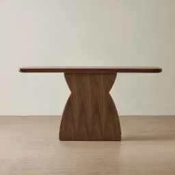 Xavier Walnut Brown Wooden Console Table