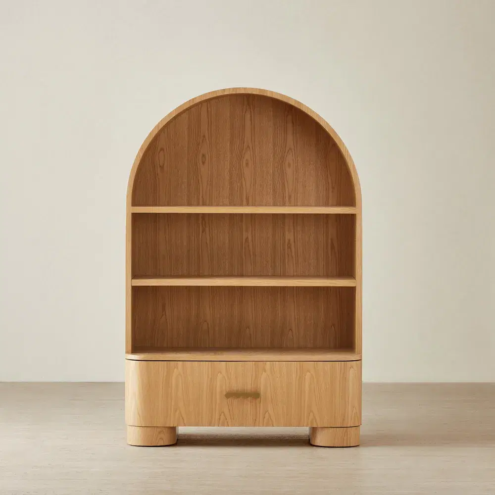 Terzetto Kids Light Oak Veneer Bookshelf