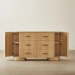 Terzetto Kids Light Oak Veneer Dresser