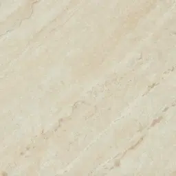 San Pierre Ebony Brown Ash Veneer Single Leg Rectangular Dining Table with Cream Travertine Finish Sintered Stone Top - 240x120cm