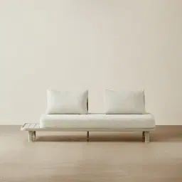 Luciana Matte Beige Latte 4-Seater Outdoor Sofa