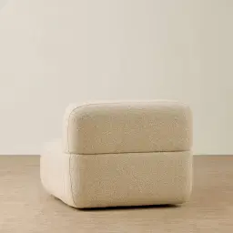 Capri Pearl Beige Modular 1 Seater Armless