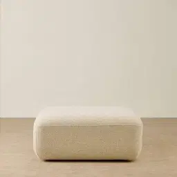 Capri Pearl Beige Modular Ottoman