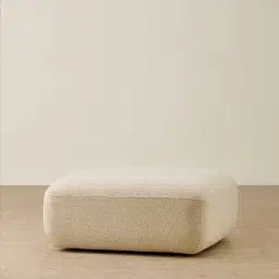 Capri Pearl Beige Modular Ottoman