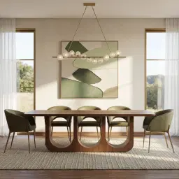 Polina Glacier Grey Vegan Leather Dining Chair - Brushed Bronze Legs