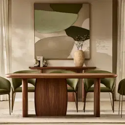 Polina Sage Green Vegan Leather Dining Chair - Brushed Bronze Legs