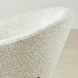 Polina Fusion Grey Fabric Dining Chair - Brushed Bronze Legs