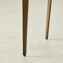 Polina Fusion Grey Fabric Dining Chair - Brushed Bronze Legs