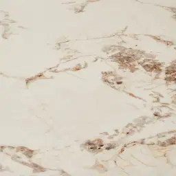 Portobello Pandora Brown Sintered Stone Top Dining Table - Toffee Brown Ash Legs 160x90cm