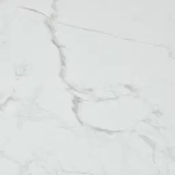 Vania Brushed Bronze Dining Table with Statuario White Sintered Stone Top - 200x118cm