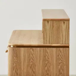 San Pierre Kids Light Brown Ash Veneer Study Desk