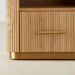 San Pierre Kids Light Brown Ash Veneer Bedside Table