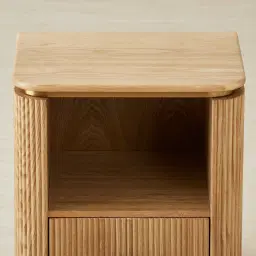 San Pierre Kids Light Brown Ash Veneer Bedside Table