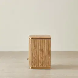 San Pierre Kids Light Brown Ash Veneer Bedside Table