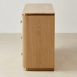 San Pierre Kids Light Brown Ash Veneer Dresser