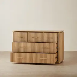 San Pierre Kids Light Brown Ash Veneer Dresser