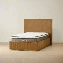 San Pierre Light Brown Ash Veneer King Single Bed