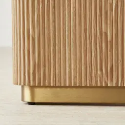 San Pierre Light Brown Ash Veneer King Single Bed