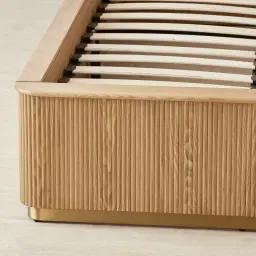 San Pierre Light Brown Ash Veneer King Single Bed