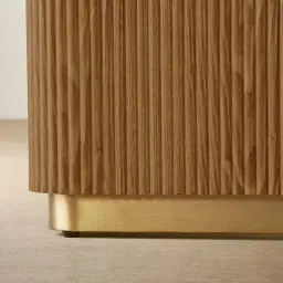 San Pierre Light Brown Ash Veneer King Single Bed