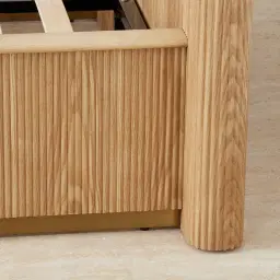 San Pierre Light Brown Ash Veneer King Single Bed