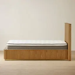 San Pierre Light Brown Ash Veneer King Single Bed