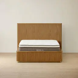San Pierre Light Brown Ash Veneer Double Bed