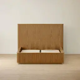 San Pierre Light Brown Ash Veneer Double Bed