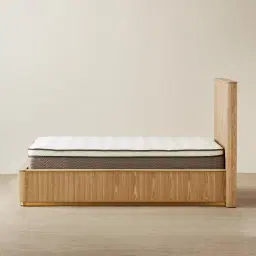 San Pierre Light Brown Ash Veneer Double Bed