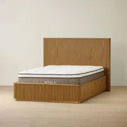 San Pierre Light Brown Ash Veneer Double Bed