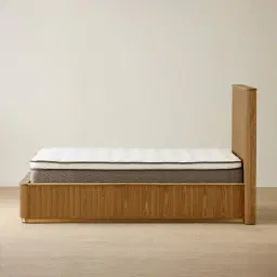 San Pierre Light Brown Ash Veneer Double Bed