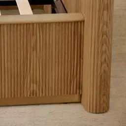 San Pierre Light Brown Ash Veneer Double Bed