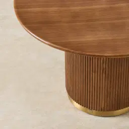 San Pierre Kids Toffee Brown Ash Veneer Play Table