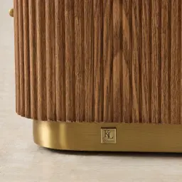 San Pierre Kids Toffee Brown Ash Veneer Bookshelf