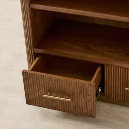 San Pierre Kids Toffee Brown Ash Veneer Bookshelf